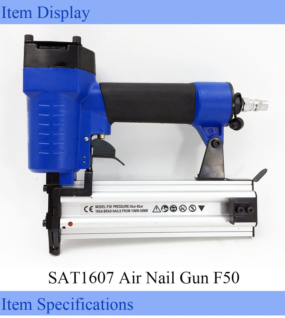 Air Nailer Gun Straight Nail Gun Pneumatic Nailing Stapler